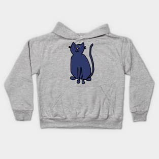 Blue Cat Kids Hoodie